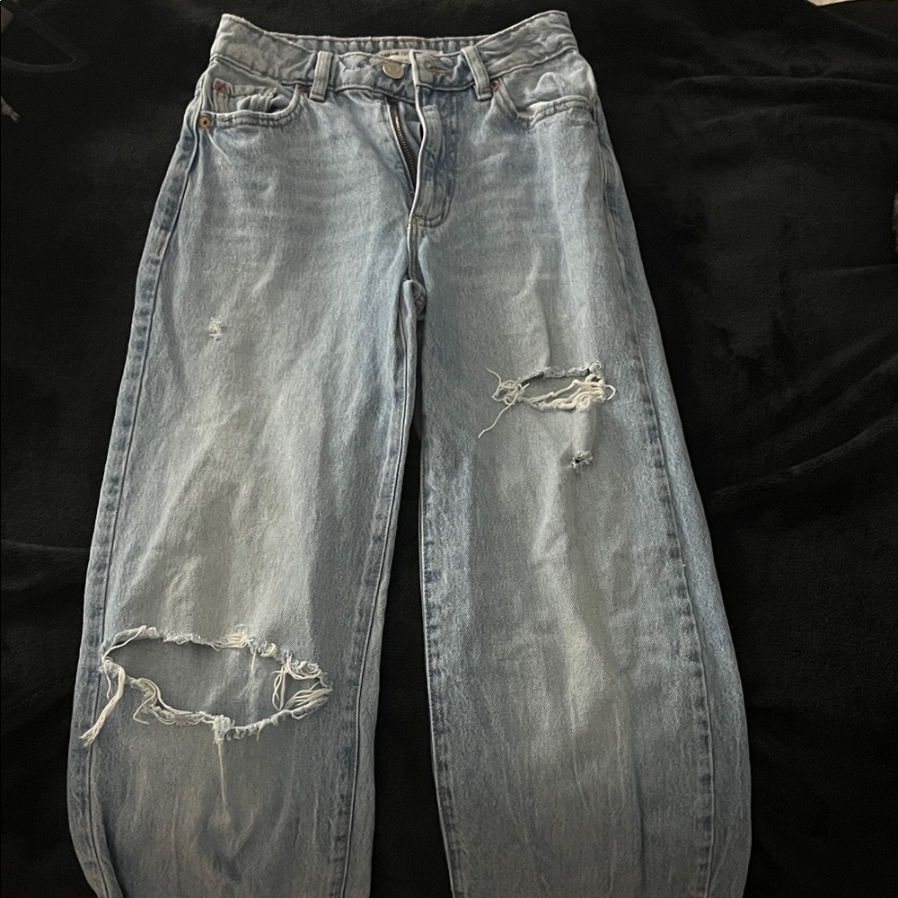 Garage Light Blue Boyfriend Jeans